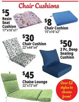 Ocean State Job Lot Chair Cushions offer