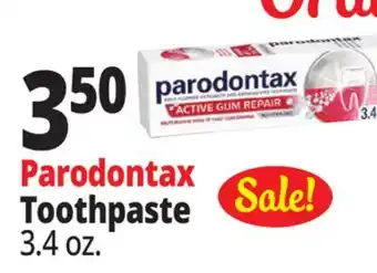 Ocean State Job Lot parodontax Clean Mint Toothpaste 3.4 oz offer