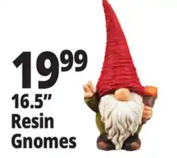 Ocean State Job Lot Outdoor Living Accents Resin Garden Gnome 16.5 offer