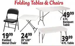Ocean State Job Lot Folding Tables & Chairs offer