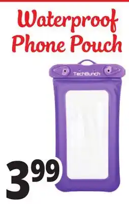 Ocean State Job Lot TechBunch Floating Universal Waterproof Pouch offer