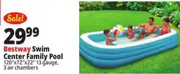 Ocean State Job Lot Bestway H2OGO! Family Swim Center Inflatable Pool 10' offer