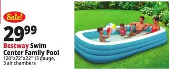 Ocean State Job Lot Bestway H2OGO! Family Swim Center Inflatable Pool 10' offer