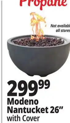 Ocean State Job Lot Modeno Nantucket 26 Propane Fire Bowl with Cover offer