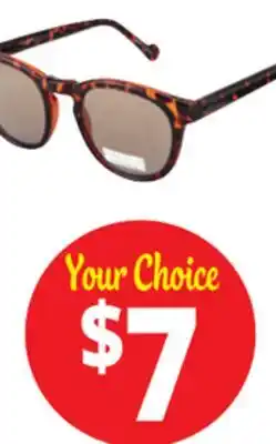 Ocean State Job Lot Sunglasses offer