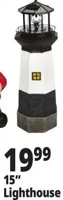 Ocean State Job Lot Solar Lighthouse with Rotating LED Light 15 offer