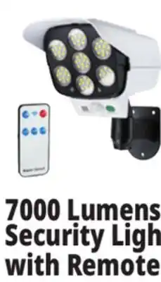 Ocean State Job Lot Solasa Spotlight 7000K LED Security Light with Remote Control offer