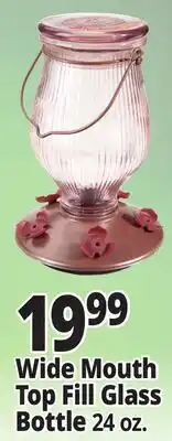 Ocean State Job Lot Perky Pet Top Fill Glass Hummingbird Feeder 24 oz offer