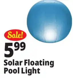 Ocean State Job Lot Outdoor Living Accents Floating Solar Pool Light 4.3 offer