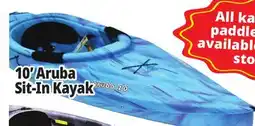 Ocean State Job Lot KL Outdoor Aruba 10' Sit-In Kayak Ocean Berry offer