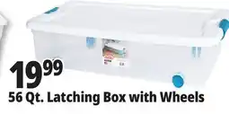 Ocean State Job Lot Sterilite Wheeled Latch Top Storage Box 56 Qt offer