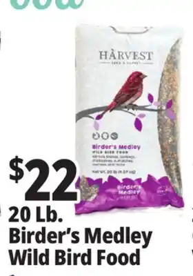 Ocean State Job Lot Harvest Birder's Medley Wild Bird Food 20 lbs offer