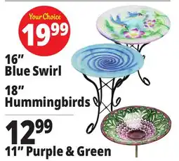Ocean State Job Lot Glass Wind Chimes, Bird Feeders & Bird Baths offer