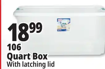Ocean State Job Lot Sterilite Latch Top Storage Box 106 Qt offer