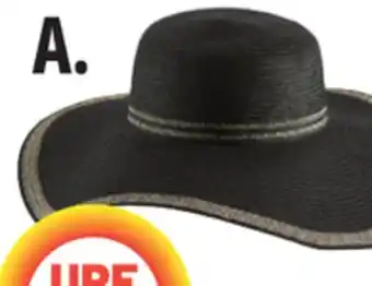 Ocean State Job Lot Extra-Wide Brim Straw Sun Hat offer