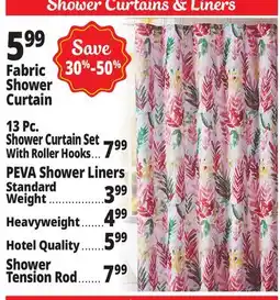 Ocean State Job Lot Shower Curtains & Liners offer