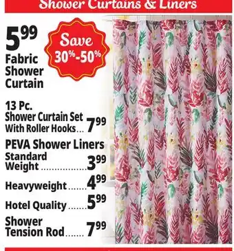 Ocean State Job Lot Shower Curtains & Liners offer