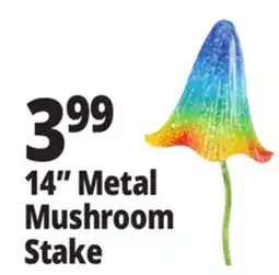 Ocean State Job Lot Outdoor Living Accents Metal Mushroom Stake 14 offer
