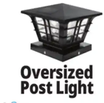 Ocean State Job Lot Outdoor Living Accents Craftsman Style Solar LED Post Cap Light offer