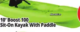 Ocean State Job Lot Pelican Boost 100 Kayak-Lime w/Paddle offer