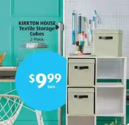 Aldi Kirkton house textile storage cubes offer