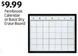 Aldi Pembrook calendar or basic dry erase board offer