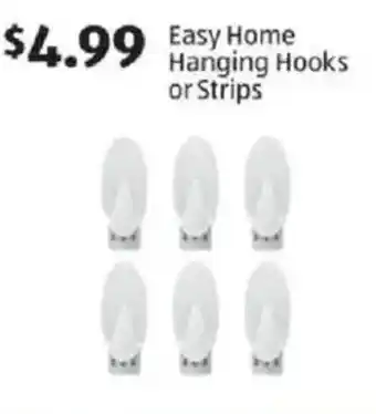 Aldi Easy home hanging hooks or strips offer