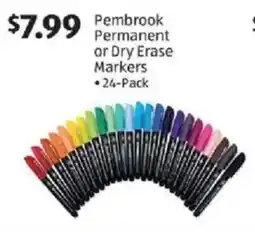Aldi Pembrook permanent or dry erase markers offer