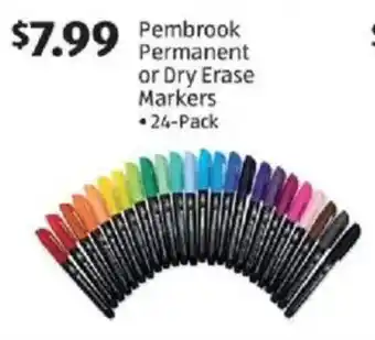Aldi Pembrook permanent or dry erase markers offer