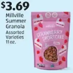 Aldi Millville summer granola assorted varieties offer