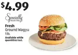 Aldi Fresh ground wagyu offer