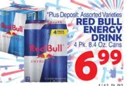 Bravo Supermarkets RED BULL ENERGY DRINK offer