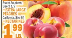 Bravo Supermarkets EXTRA LARGE PEACHES offer