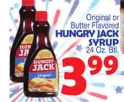 Bravo Supermarkets HUNGRY JACK SYRUP offer