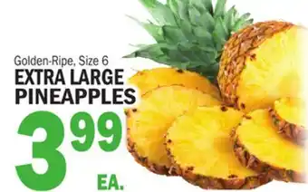 Bravo Supermarkets EXTRA LARGE PINEAPPLES offer
