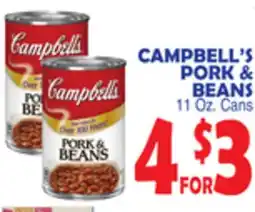 Bravo Supermarkets CAMPBELL'S PORK & BEANS offer