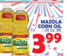 Bravo Supermarkets MAZOLA CORN OIL offer