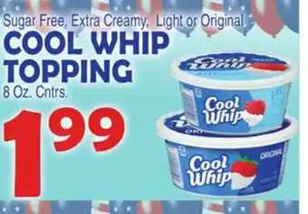 Bravo Supermarkets COOL WHIP TOPPING offer
