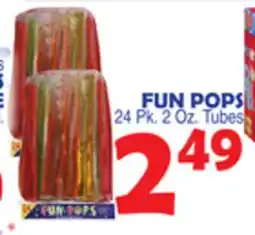Bravo Supermarkets FUN POPS offer