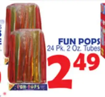 Bravo Supermarkets FUN POPS offer