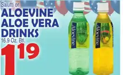 Bravo Supermarkets ALOEVINE ALOE VERA DRINKS offer