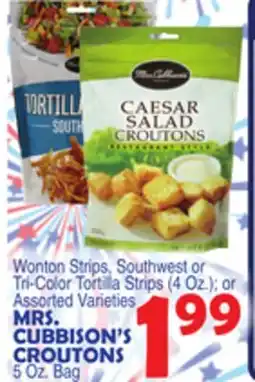 Bravo Supermarkets MRS. CUBBISON'S CROUTONS offer