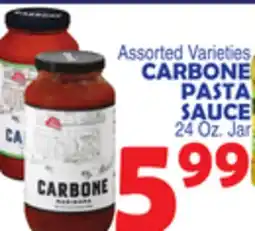 Bravo Supermarkets CARBONE PASTA SAUCE offer