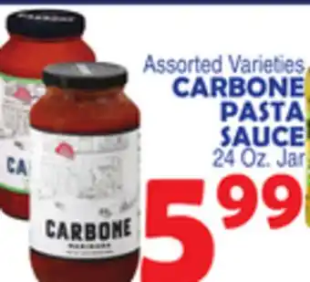 Bravo Supermarkets CARBONE PASTA SAUCE offer