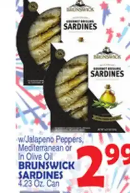 Bravo Supermarkets BRUNSWICK SARDINES offer