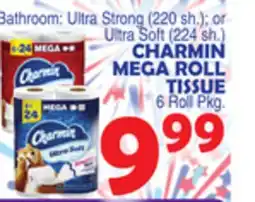 Bravo Supermarkets CHARMIN MEGA ROLL TISSUE offer