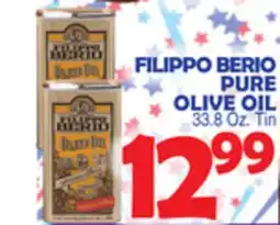 Bravo Supermarkets FILIPPO BERIO PURE OLIVE OIL offer