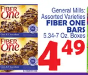 Bravo Supermarkets FIBER ONE BARS offer