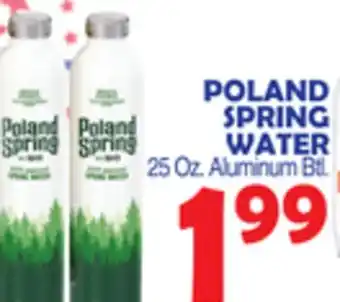 Bravo Supermarkets POLAND SPRING WATER offer