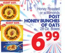 Bravo Supermarkets POST HONEY BUNCHES OF OATS offer